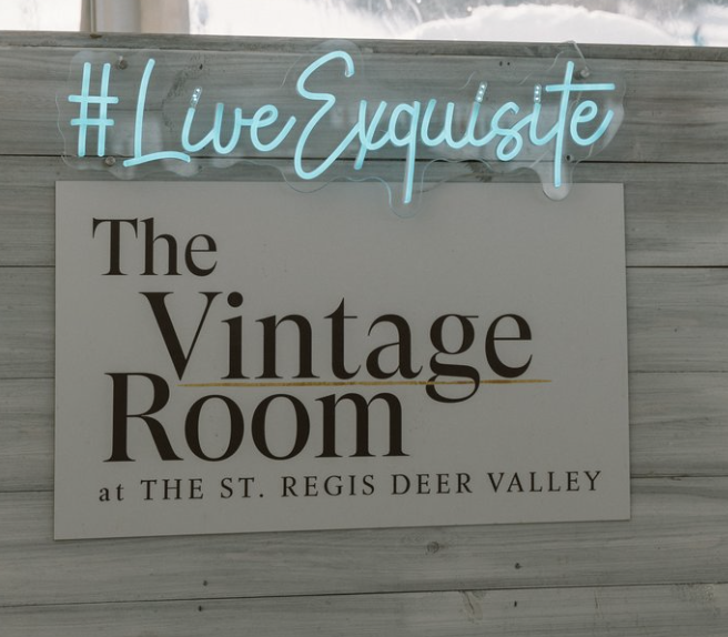 The Vintage Room at The St. Regis Deer Valley - Mountain